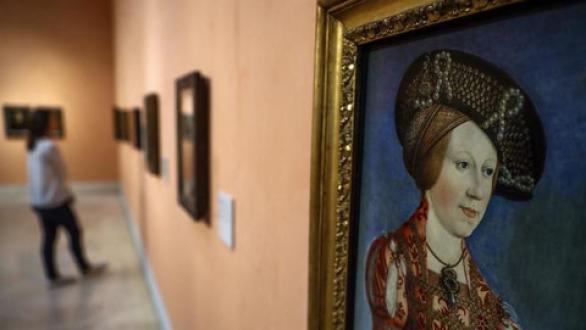 Detalle de la obra de Hans Maler 'Retrato de Ana de Hungría y Bohemia' (1519). EMILIO NARANJOEFE