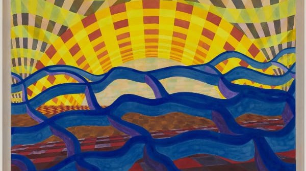 White Cube Paris. Al Held Watercolours