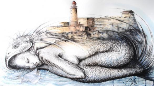 Obra Ángel Sumergido 