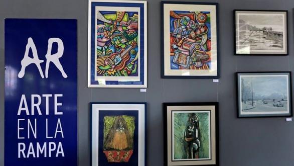 cuadros expuestos - arte en la rampa- galería génesis 