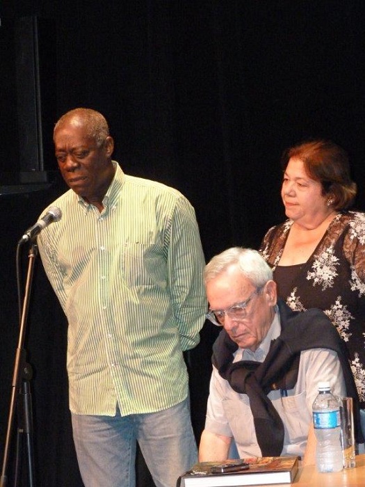 Choco, Eusebio Leal Spengler y Corina Mestre