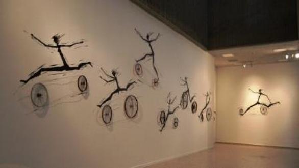 Mural e  lnstalación La Huida, de Miguel Ramírez..JPG 