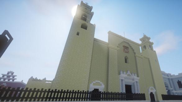 Centro Histórico de Mérida en Minecraft