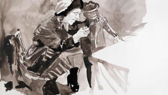 Paula Rego. Feeding