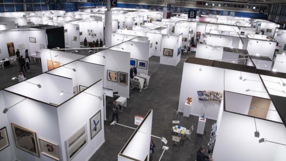 Vista de los stand de Estampa en 2019