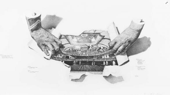 © Emmanuel Lafont, Teatro, 2015 | Cortesía Galería Yusto Giner