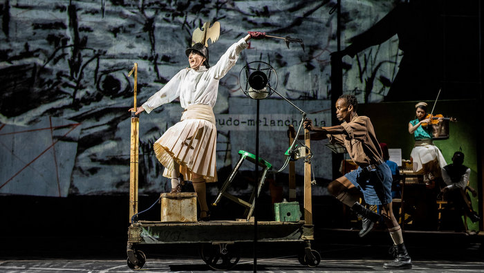 Obra de William Kentridge durante la Semana del Arte de Miami