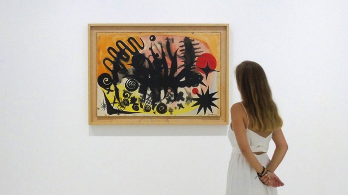 En Madrid gouaches sobre papel de Calder 