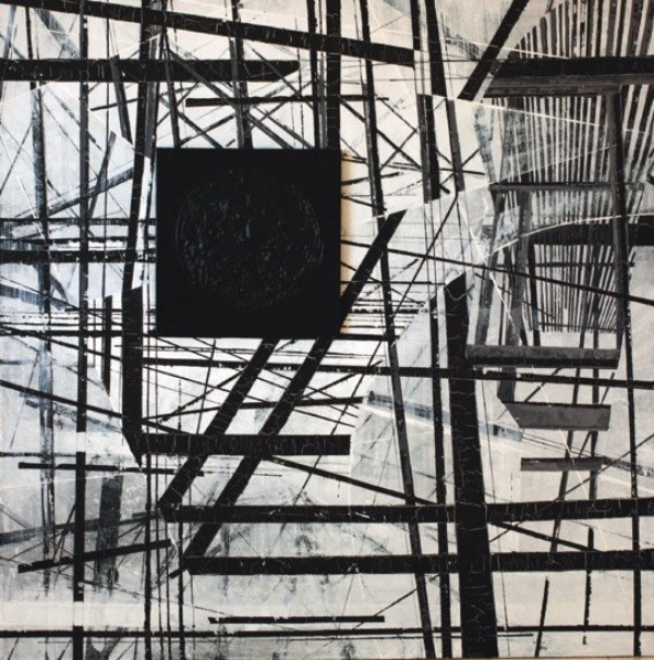 S/T, Gerardo Liranza, óleo sobre lienzo, 150 cm x 150 cm, 2019.