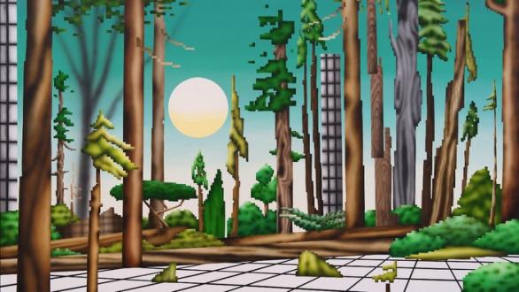 Gavin Lynch: "Emulator", 2024, Acrylic on Canvas.