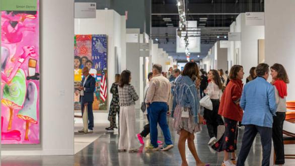 Vista de Art Basel Miami 2022