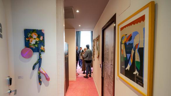 Ambiente de HYBRID Art Fair 