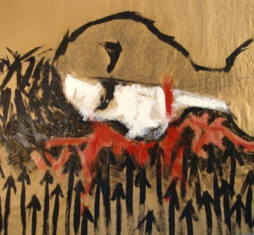 "A la mesa”  Esculturas y dibujos de Jorge Suárez   