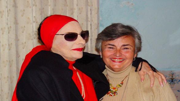 Alicia Alonso y Miriam Vila. Foto Nancy Reyes