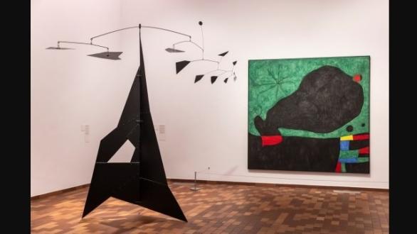 Rooms of the exhibition Miró and the United States. Curators Marko Daniel, Matthew Gale and Dolors Rodriguez Roig. © Fundació Joan Miró. Photos: Davide Camesasca.