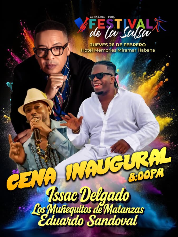 festival de la salsa 2026. cena inaugural