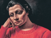 Malba obra de Antonio Berni. La mujer del sweater rojo