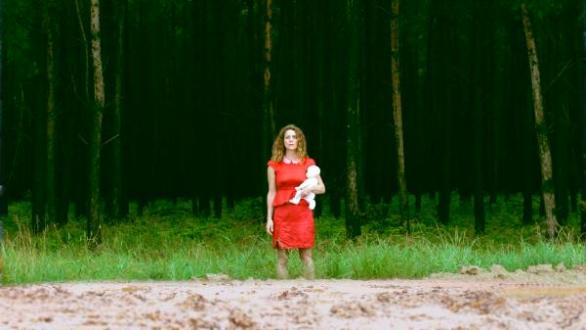 Still from I Can See the Wood for the Trees, 2017, two-screen video installation, 2:30 minutes, edition of 5 plus 2 AP