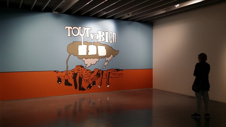“Todo está bien”, pintura mural de Jean-Michel Alberola