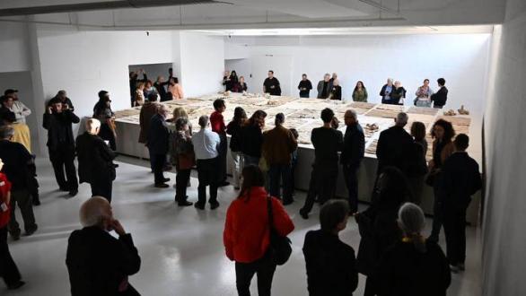 Inauguración de la exposición Ver en natural de Paula García-Masedo. Dentro del cicle de Espai 13 cómo desde aquí a comisariado por Carolina Jiménez. © Fundació Joan Miró, Barcelona. Fotos de Roberto Ruiz