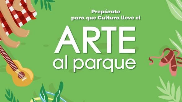 cartel del evento Arte al parque
