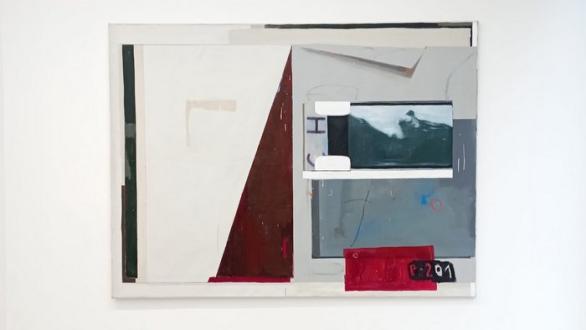 En portada. Andrés Rivas Rodís, S/T (2024), Esmalte, óleo e ceras sobre lenzo, 146 x 195 cm