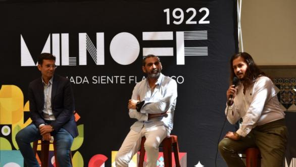 Farru interviene en la conferencia de prensa del festival MILNOFF