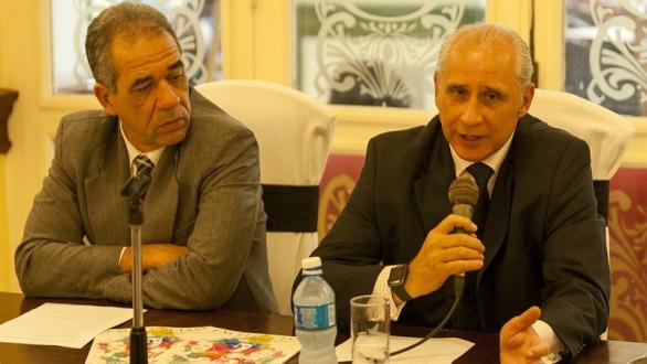 Jorge Ignacio Coromina, corresponsal permanente en Cuba y José Carlos de santiago, presidente del Grupo Excelencias
