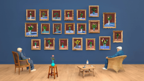 La observación como arte en el universo de David Hockney