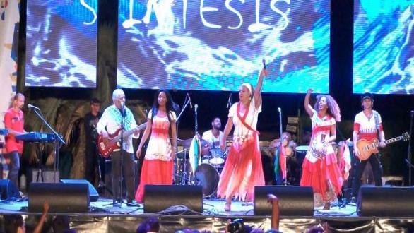 Síntesis in Havana World Music 2018. Taken from the official website of the group.