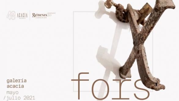 anuncio de la muestra las marcas descifrables de Fors 