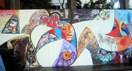 Alberto Lescay Merencio inaugurated mega-exhibit Somos 