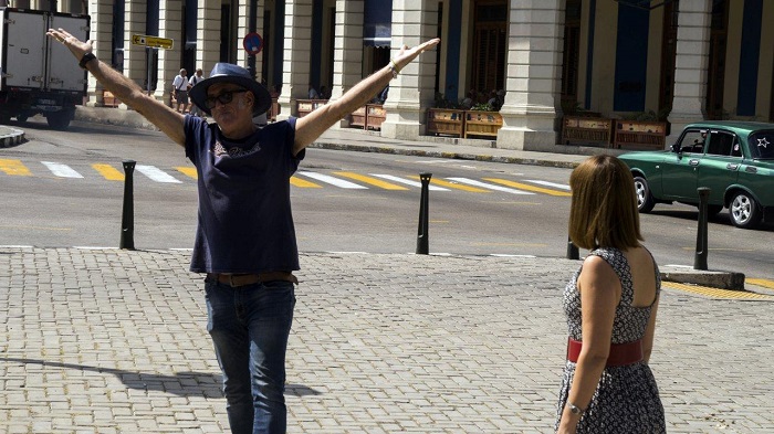 Filming in Prado and Neptune