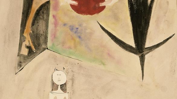 invitación muestra de dibujos de Lam