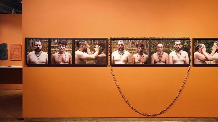 Vermilion Like Embers by Andrey Guaianá Zignnatto at the Museum of Latin American Art