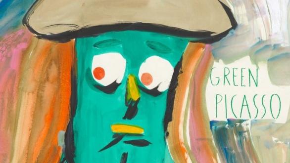 Raymond	PeMbon,	No Title (Green Picasso.),	2019	 ©	Raymond	PeMbon	 Courtesy	the	ar<st	and	David	Zwirner