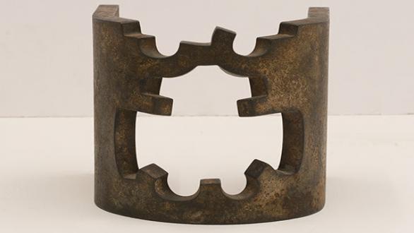 Tres I, Eduardo Chillida,  hierro, 1952, cortesía Galería Guillermo de Osma