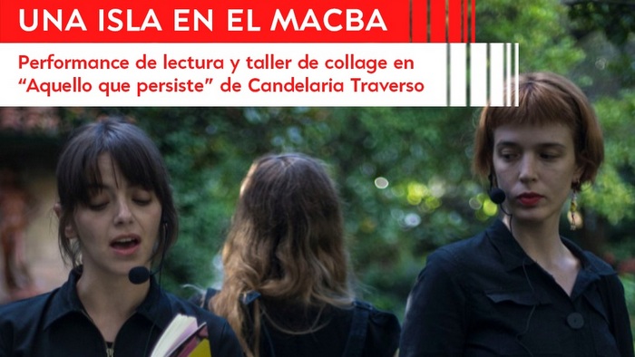 Una isla en el MACBA: performance y taller de collage literario