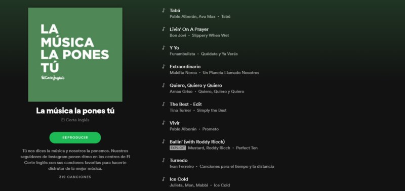 Lista La Música la pones tú