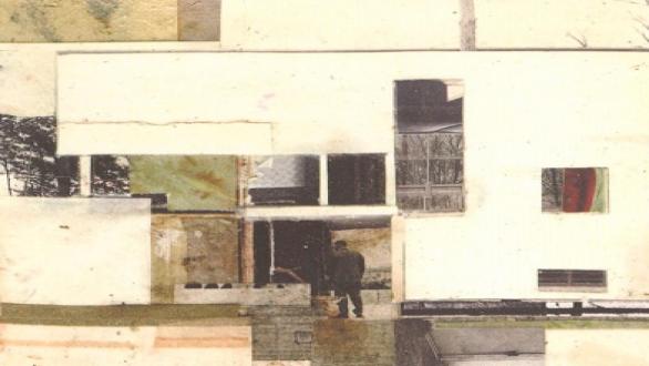  En casa Walter, 2004. Pintura, collage sobre madera   