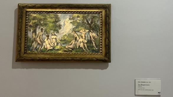 Les Baigneuses, Paul Cezánne 