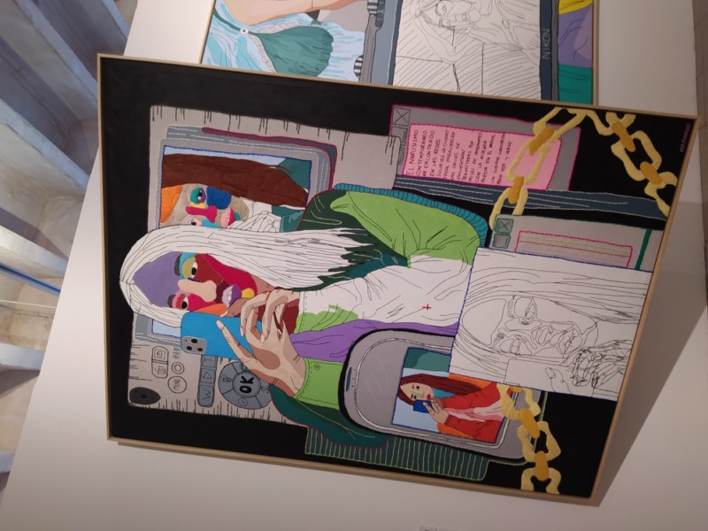 Obra de Ela Fidalgo en UVNT 2022