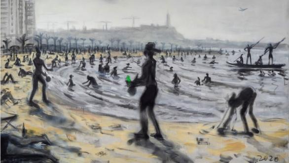 Olga Kundina. Tel Aviv beach, 2020.jpg