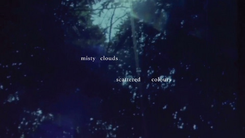 "misty clouds scattered colours"