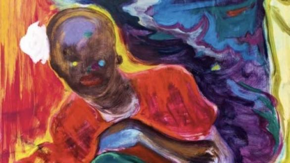 Rao Fu, Das hockende Mädchen, 2021, courtesy the artist and Vazieux Art Gallery, Paris, photo: Mini Tao, Dresden