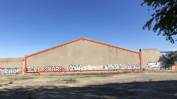 Espacio libre para murales en Marconi 