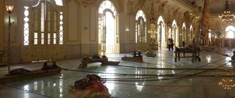 Kcho at the Havana Grand Theater