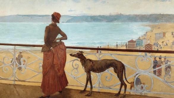 Bilbao y la pintura. En la Terraza 50x196 Detalle 