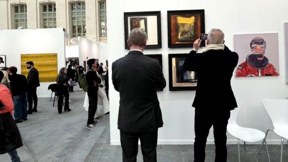 Vista de arte cubano en Art Madrid 2024
