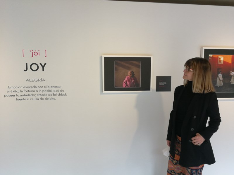 Marisa Flórez en la exposición Women, un siglo de cambio